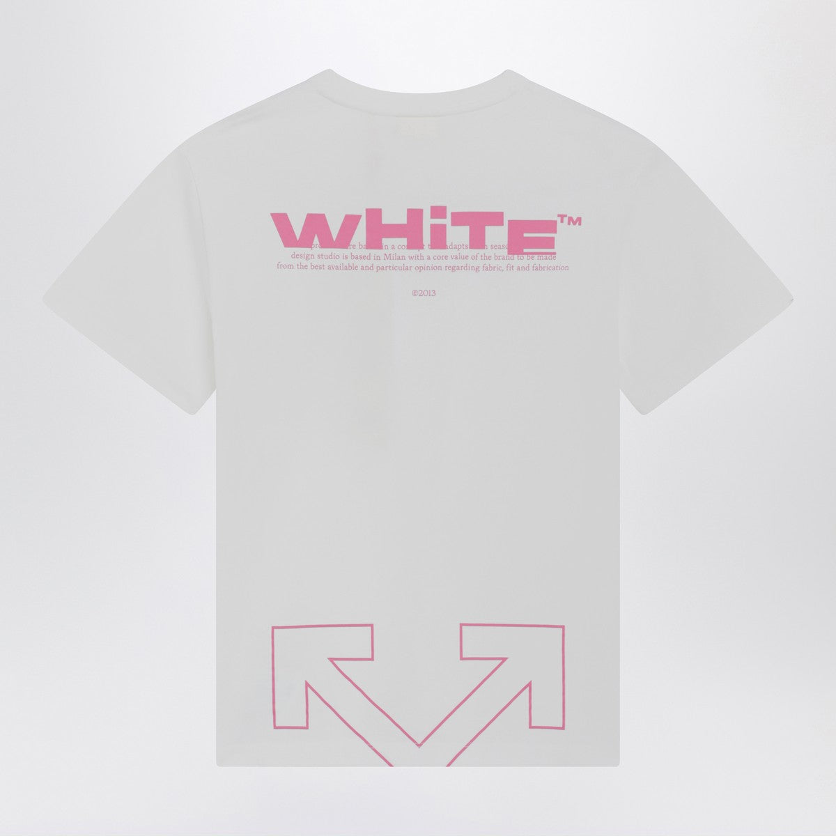 Off White Off-White™ White/pink The Type Logo T-shirt