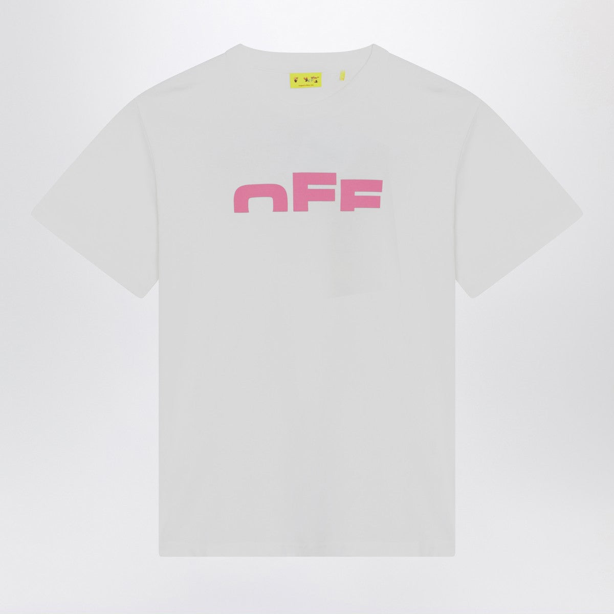 Off White Off-White™ White/pink The Type Logo T-shirt