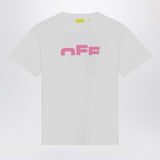 Off White Off-White™ White/pink The Type Logo T-shirt
