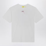 Off White Off-White™ White/fuchsia Diagonal Splat Logo T-shirt