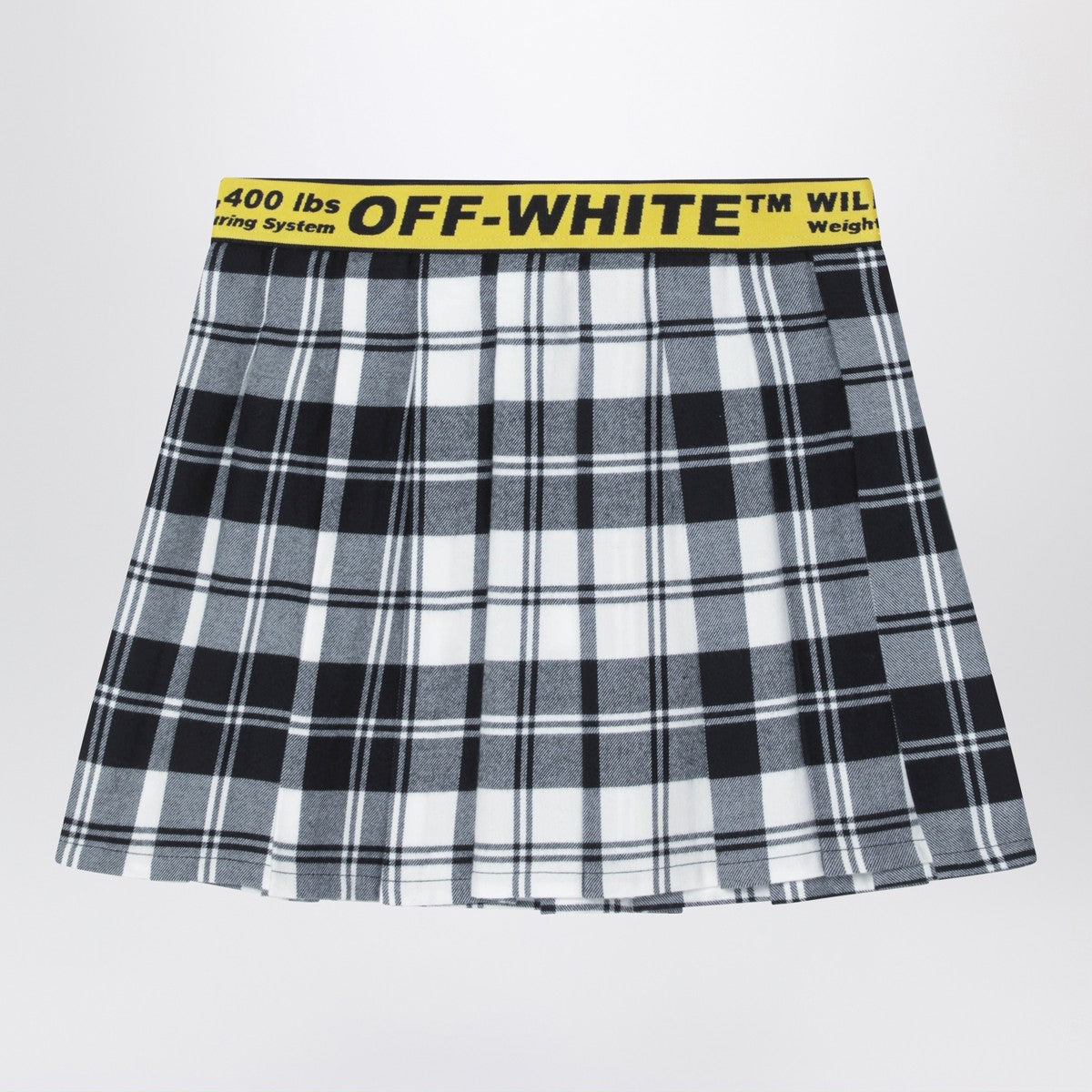 Off White Off-White™ Diagonal checked flannel skirt