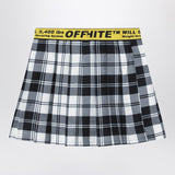 Off White Off-White™ Diagonal checked flannel skirt
