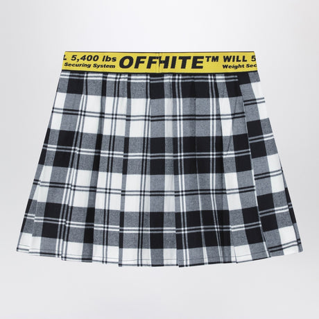 Off White Off-White™ Diagonal checked flannel skirt