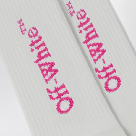 Off White Off-White™ White socks with pink logo