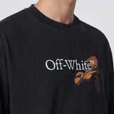 Off White Off-White™ Washed black Cupid Arrow Skate Logo T-shirt