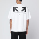 Off White Off-White™ White Half Arrow Skate Logo T-shirt