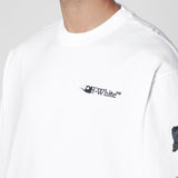 Off White Off-White™ White long-sleeved T-shirt with logo