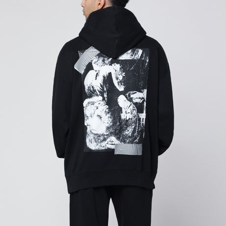 Off White Off-White™ Black Cupid Tape Skate hoodie