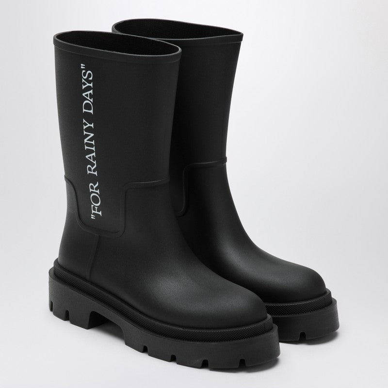 Off White Off-White™ Boots For Rainy Days black