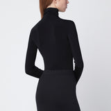 Off White Off-White™ Black turtleneck top with OFF logo