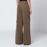 Off White Off-White™ Brown cotton cargo trousers