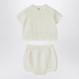 Il Gufo White milk set in organic cotton