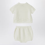 Il Gufo White milk set in organic cotton
