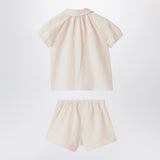 Il Gufo Pink set in seersucker