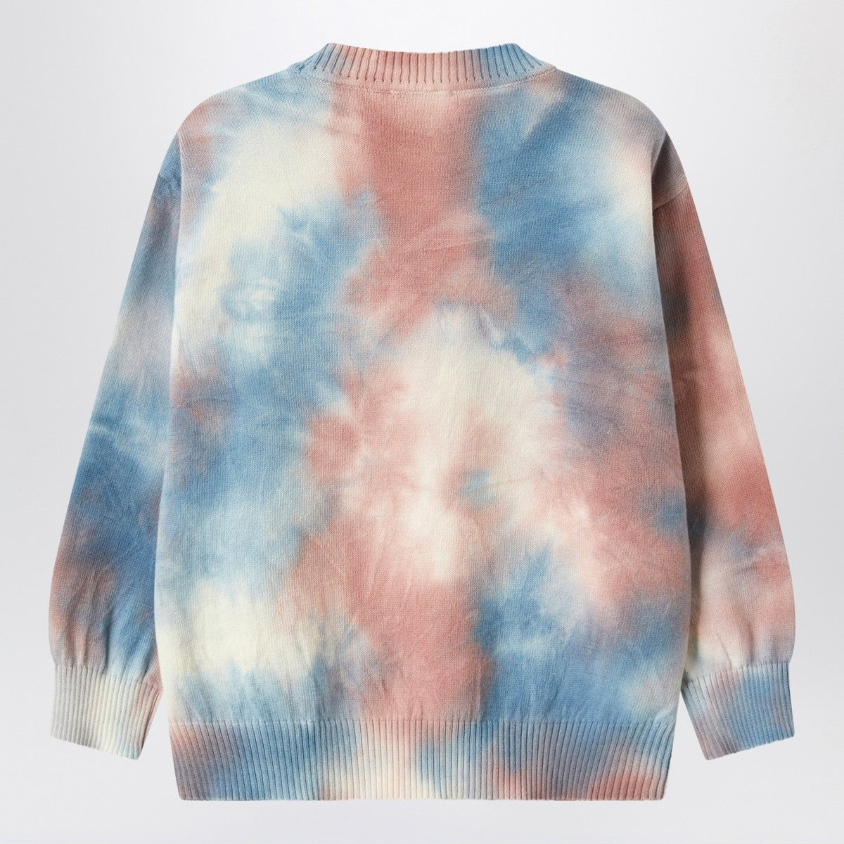 Il Gufo Sweater with airbrush-effect tie-dye print