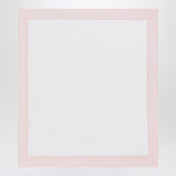 Il Gufo White cover with pink seersucker border