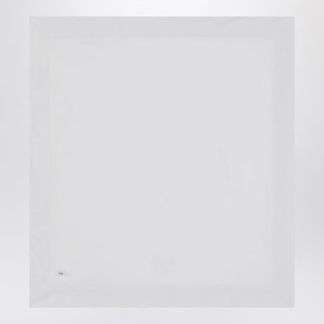 Il Gufo White cover with pink seersucker border