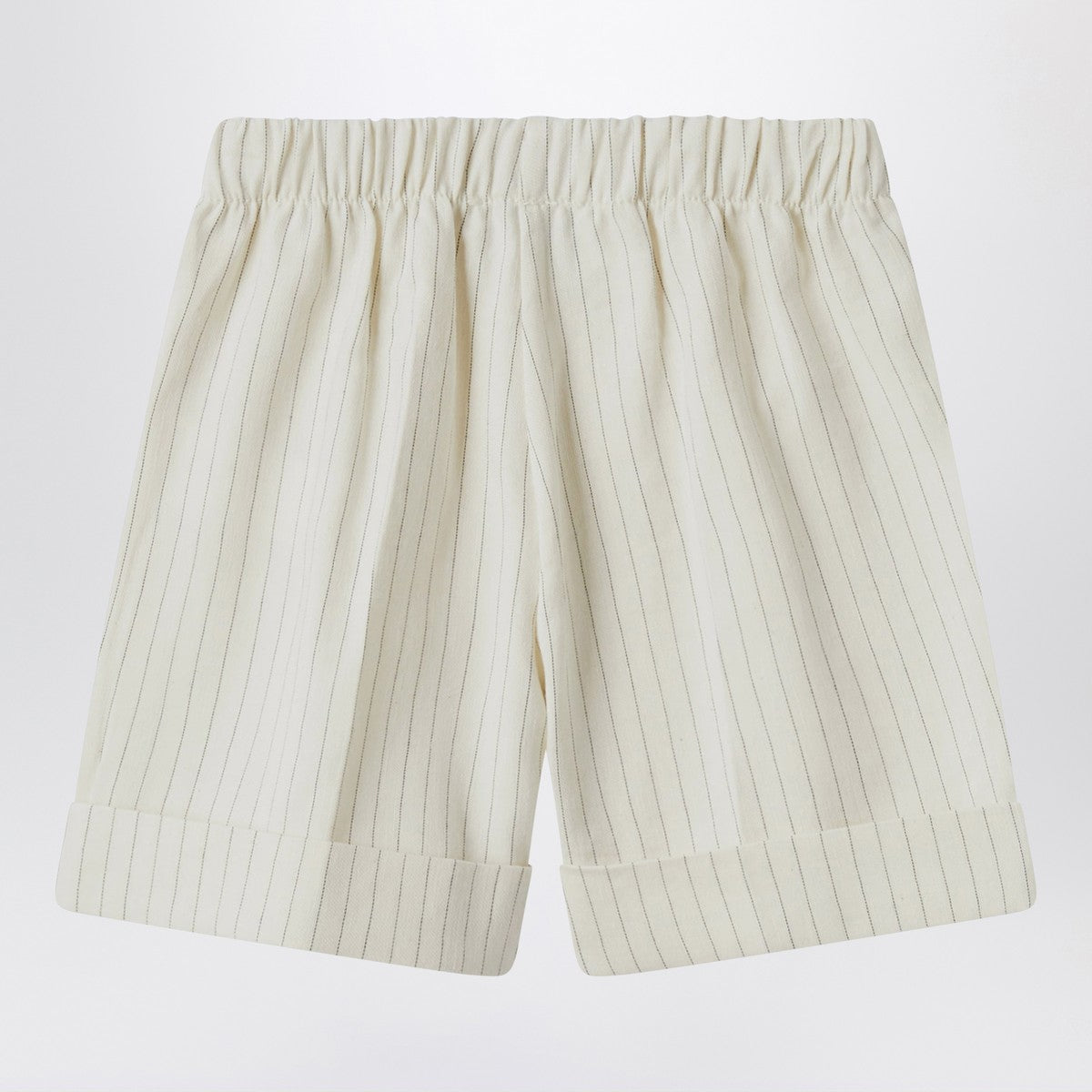 Il Gufo Pinstriped cotton Bermuda shorts