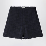 Il Gufo Blue tweed shorts