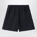 Il Gufo Blue tweed shorts