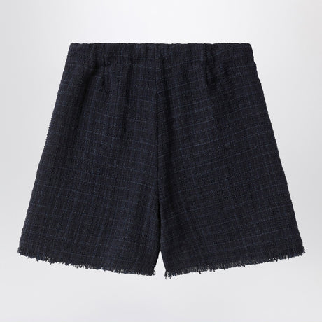 Il Gufo Blue tweed shorts