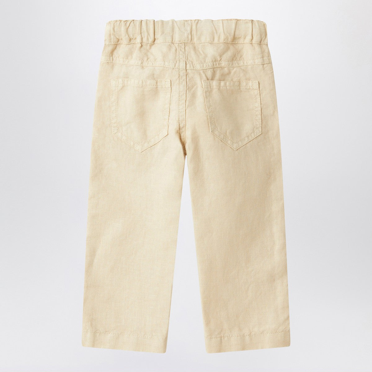 Il Gufo Beige linen trousers