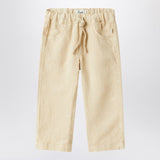 Il Gufo Beige linen trousers