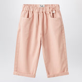 Il Gufo Pink cotton pants