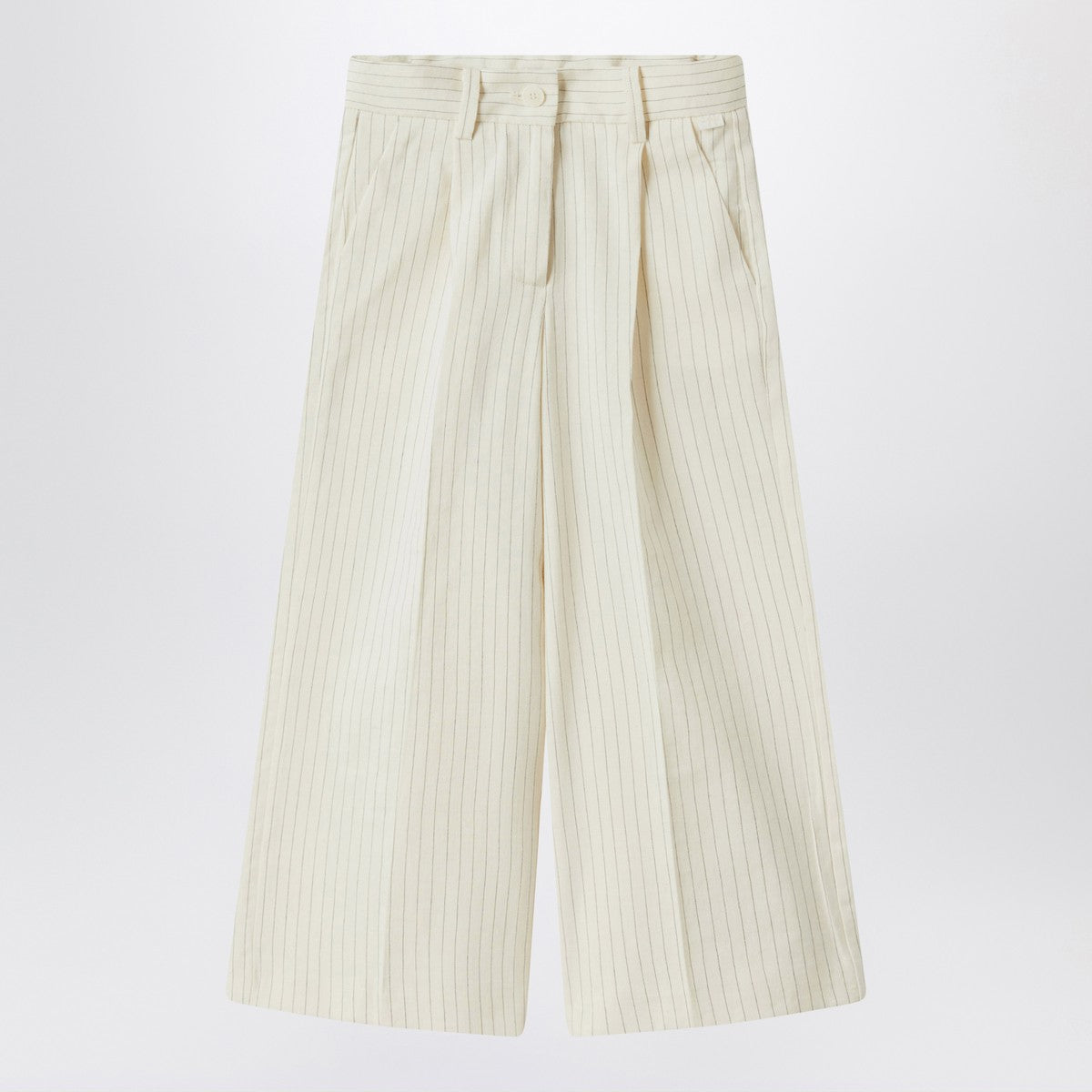 Il Gufo Pinstriped cotton pants