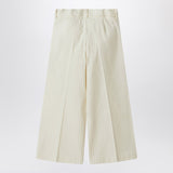 Il Gufo Pinstriped cotton pants