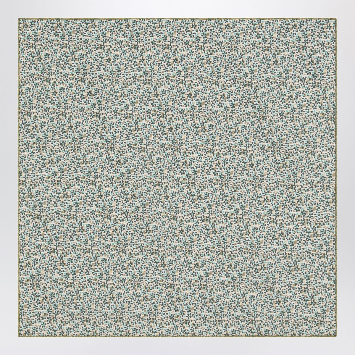 Il Gufo Forest green scarf in Liberty fabric