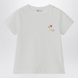 Il Gufo White T-shirt with embroidered logo