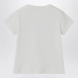 Il Gufo White T-shirt with embroidered logo