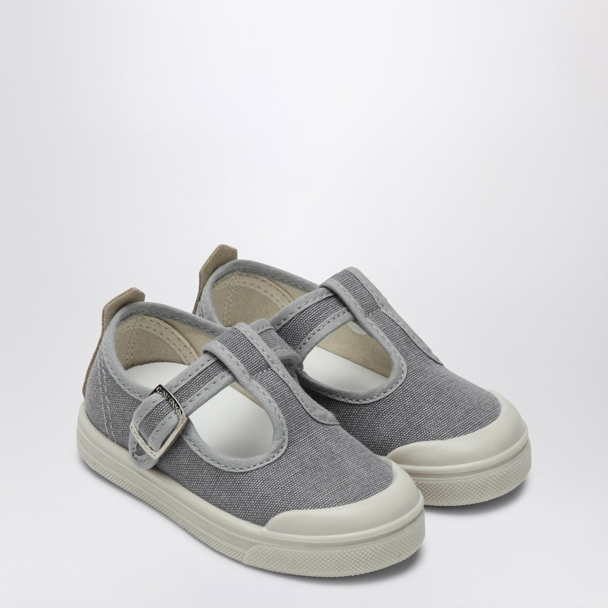 Il Gufo Gray canvas sandal
