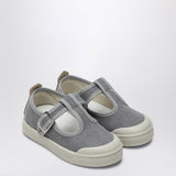 Il Gufo Gray canvas sandal
