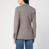 Erika Cavallini Single-breasted jacket in taupe colour