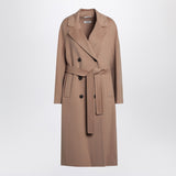 S Max Mara Beige double-breasted wool coat