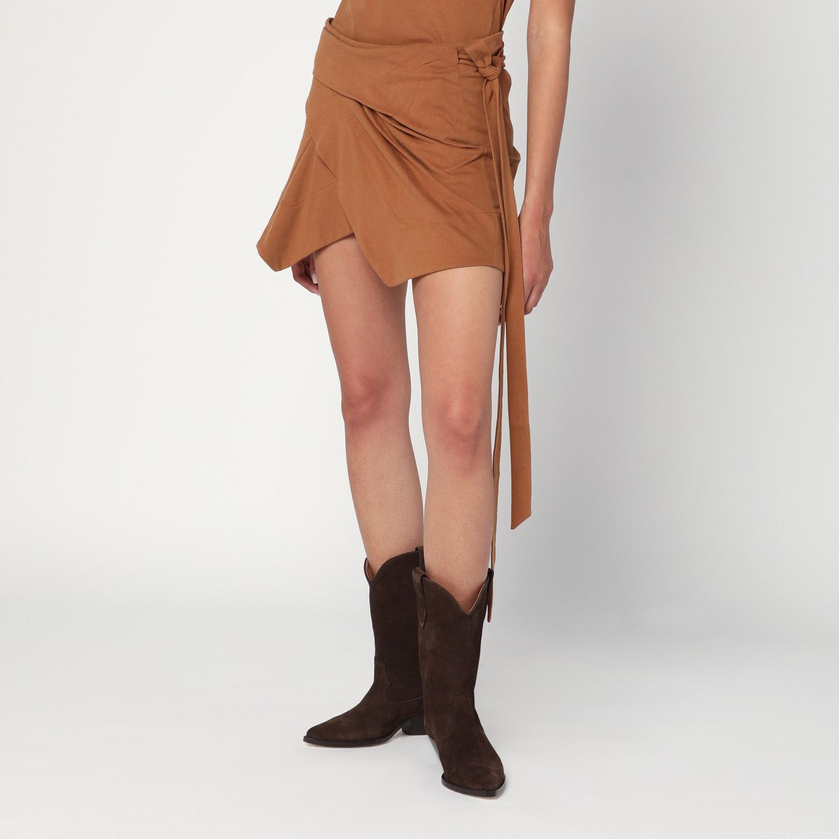 ISABEL MARANT Caramel-coloured Berenice skirt