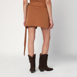 ISABEL MARANT Caramel-coloured Berenice skirt