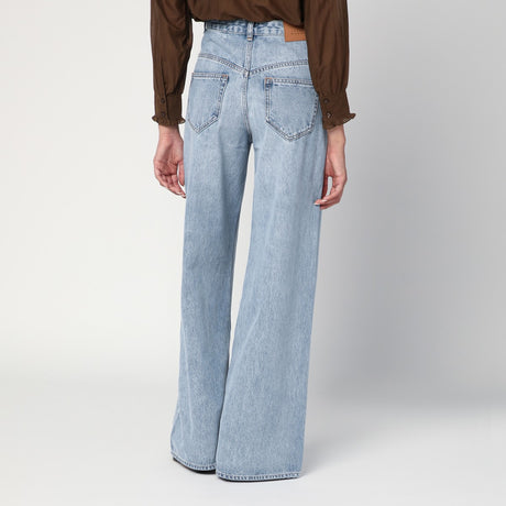 ISABEL MARANT Wide ice blue jeans