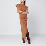 ISABEL MARANT Camel-coloured Nadela cotton dress
