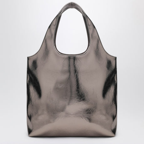A.P.C. Ninon metallic silver tote bag