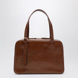 A.P.C. Virginia Box bag coffee color in leather