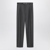 Max Mara Studio Dark grey wool trousers