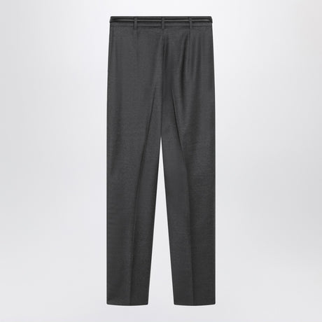 Max Mara Studio Dark grey wool trousers