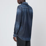 Dsquared2 Dan shirt in washed blue denim