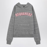 Dsquared2 Grey cotton sweatshirt with logo