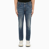 Dsquared2 Regular blue washed denim jeans