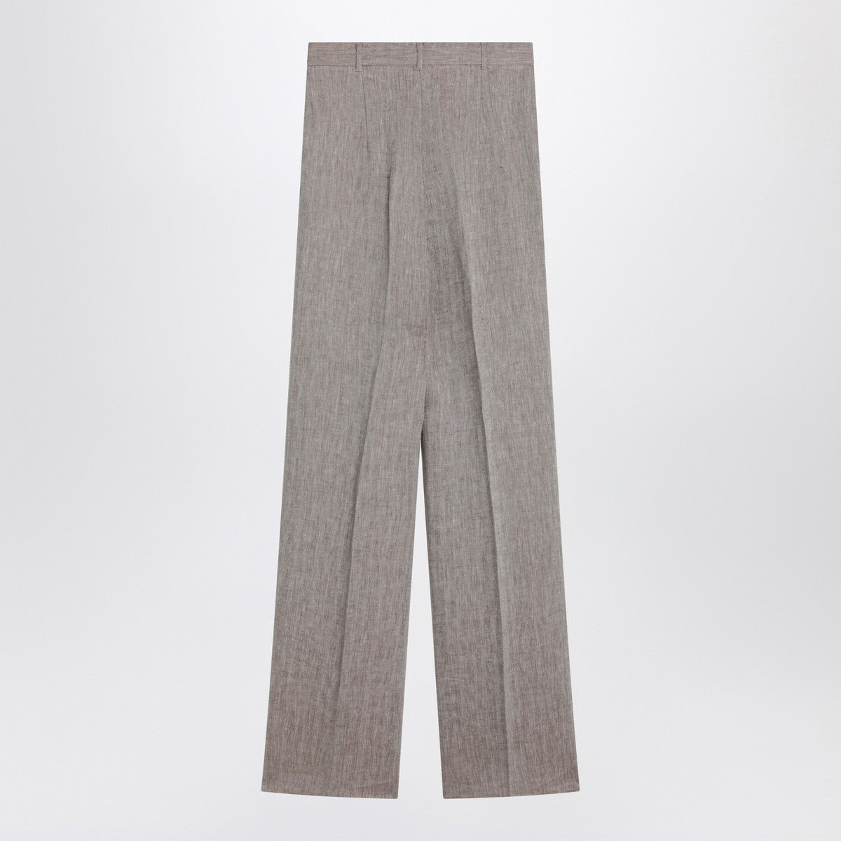 Max Mara Studio Beige straight linen pants
