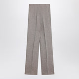 Max Mara Studio Beige straight linen pants